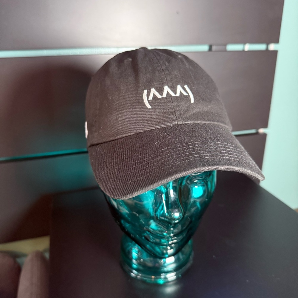 Black Cap with White Logo